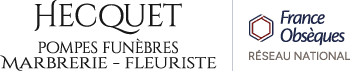 Logo Pompes Funèbres et Marbrerie Hecquet